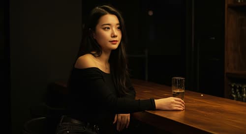 룸살롱 내부에서 특정 매니저를 지명하는 50대 손님의 모습